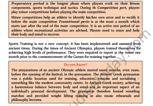 Cbse Class 11 Physical Education Training And Doping In Sports Notes 9615